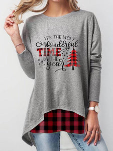 Women's Its The Most Wonderful Time Of The Year Graphic Print Sweatshirt