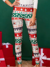 Load image into Gallery viewer, Ladies High-Waist Printed Christmas Tights
