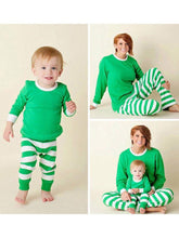 Load image into Gallery viewer, Men&#39;s Striped Christmas Pajama Set
