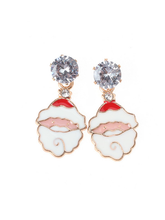 Load image into Gallery viewer, Women&#39;s Christmas Pattern Earrings
