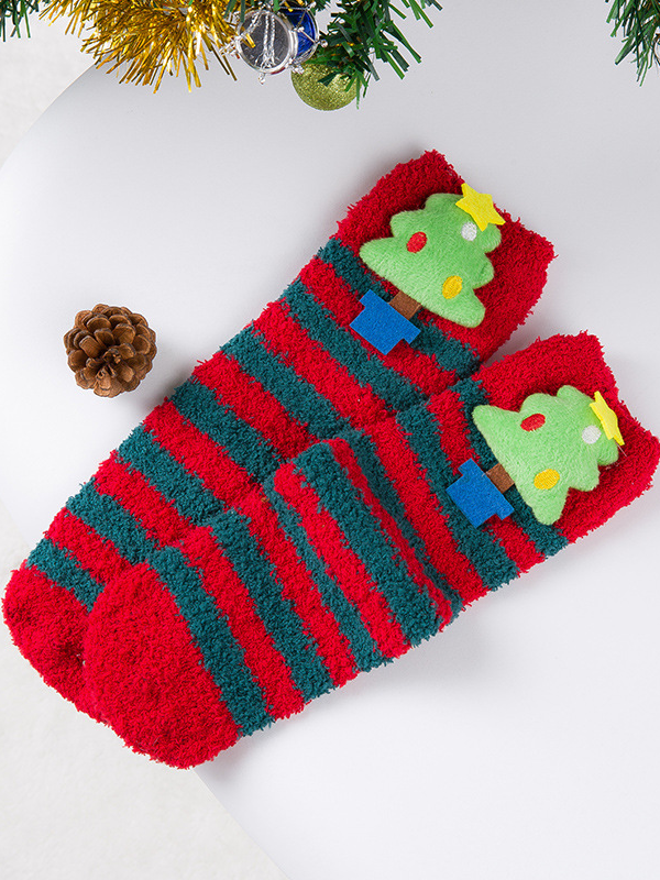 Women's Christmas Christmas Towel Home Socks