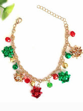 Load image into Gallery viewer, Christmas Necklace Flowers Bell Necklace Bracelet Earrings
