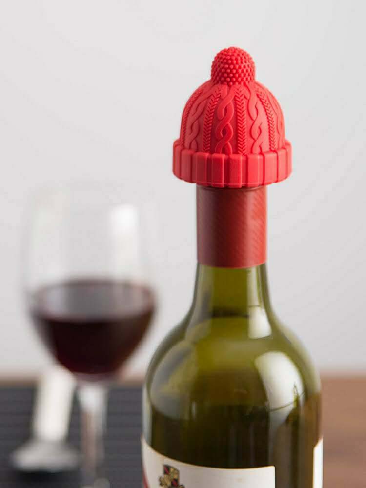 Christmas Little Red Riding Hood Wine Stopper Household Creative Silicone Glass Bottle Stopper