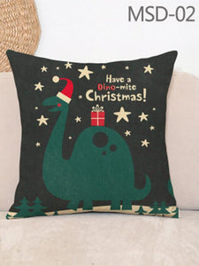 Fabric Home Furnishing Cotton Linen Christmas Pillow with Pillowcase and Pillow Core Square Pillow