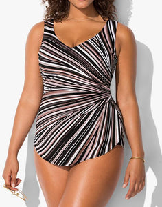 Prism Sarong Front One Piece Swimsuit