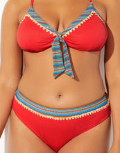 Load image into Gallery viewer, Mentor Aztec Ribbed High Waist Bikini
