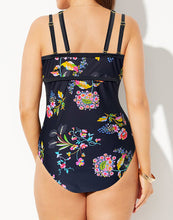Load image into Gallery viewer, Flower Cut  One Piece Swimsuit
