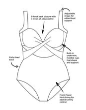 Load image into Gallery viewer, Orbit Cut Out Underwire One Piece Swimsuit
