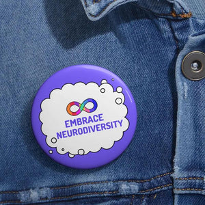 Autism Awareness Pin- Pin Badge Button